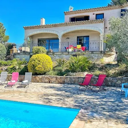 빌라 Magnifique Avec Piscine Vue 사나리쉬르메르