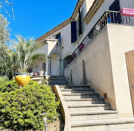 빌라 Magnifique Avec Piscine Vue 사나리쉬르메르